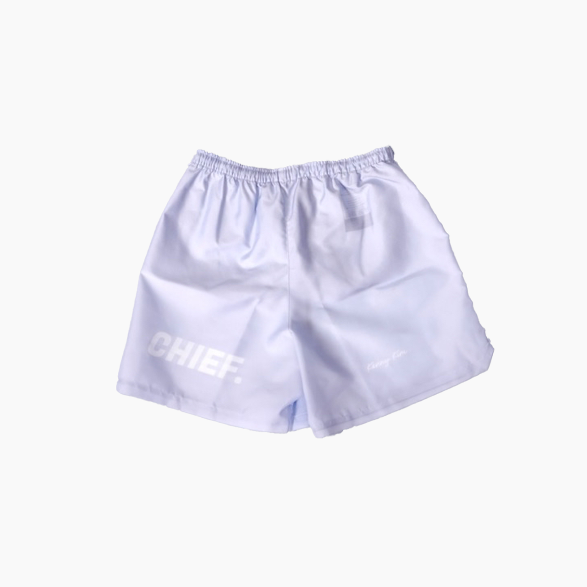 KENNY KIM X MATMADE X CHIEF. COLLAB SHORTS-WHITE