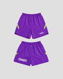 CHIEF. LUXE 'Air' SHORTS PURPLE