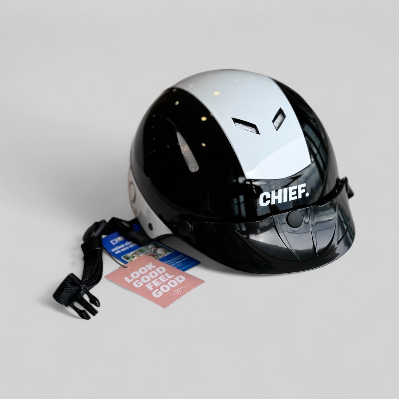 CHIEF. "SAFETY FIRST" MOTO X BIKE HEADGEAR