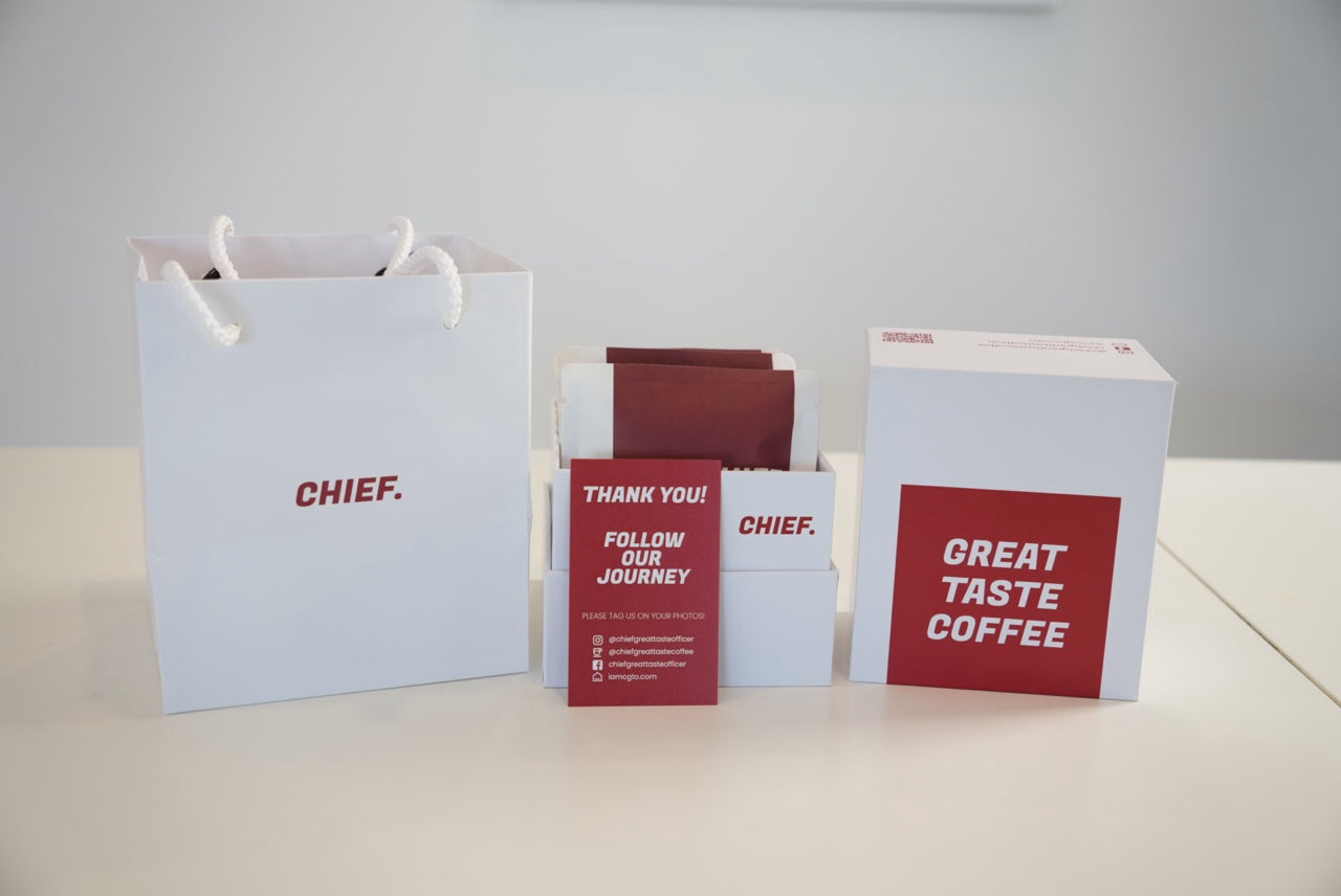 GREAT TASTE COFFEE+CHIEF. THERMO CUP COMBO