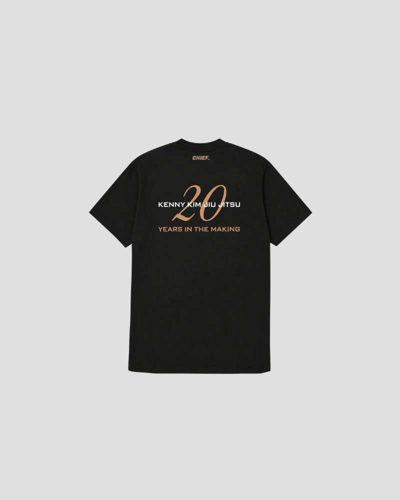 Kenny Kim Milestone Edition rash guard, back