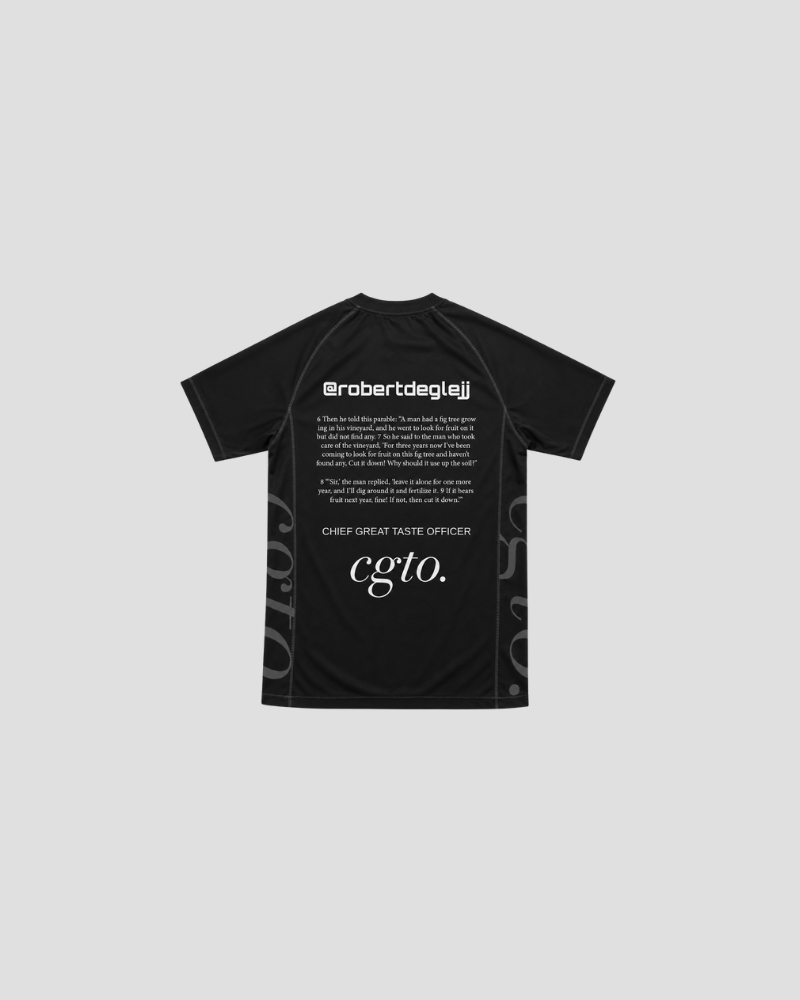Robert Degle Rose Edition rash guard, back