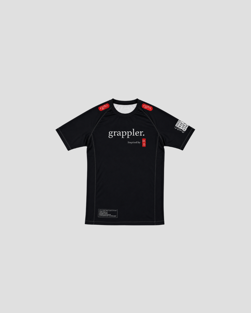 SSABI MMA rash guard, front